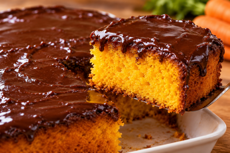 Bolo de Cenoura com Chocolate: Receita Fofinha com Cobertura Cremosa