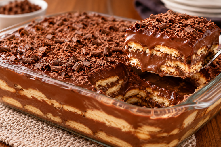 Pavê de Chocolate Cremoso: Receita Fácil e Passo a Passo