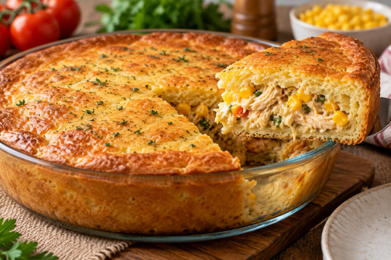 Torta de Frango de Liquidificador: Receita Fácil, Cremosa e Fofinha